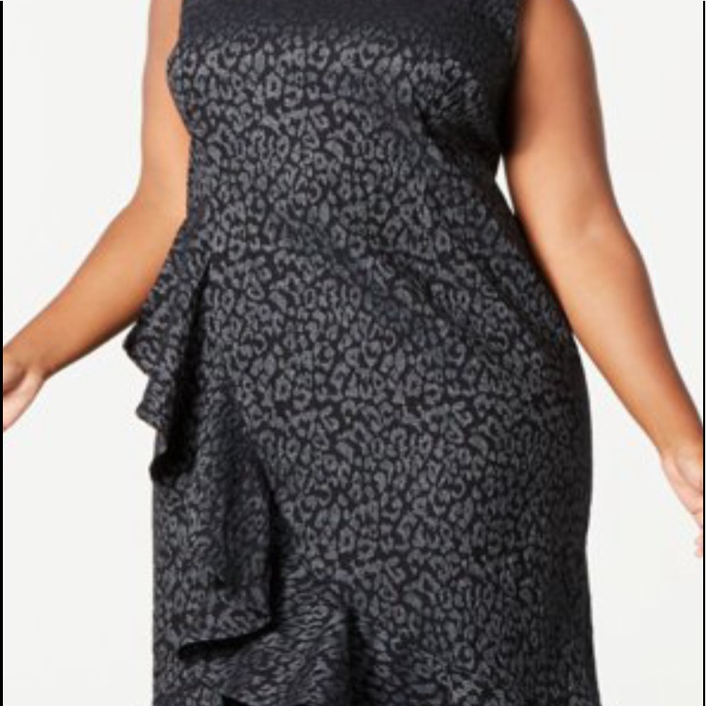 Calvin Klein dress with ruffles